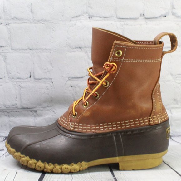 L.L. Bean Shoes - LL BEAN 8” Lace-up Snow Duck Bean Boots Size 8